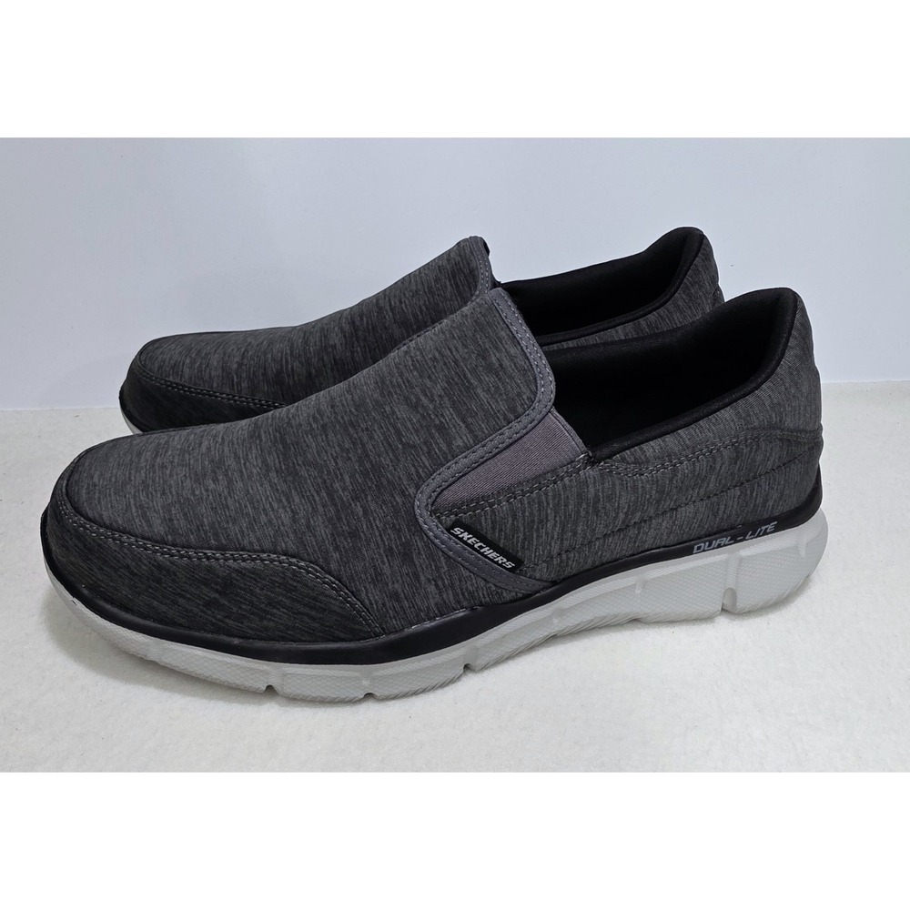 Skechers Equalizer Shoes Mens 10 Gray LIMITED USE Memory‎ Foam Dual Lite